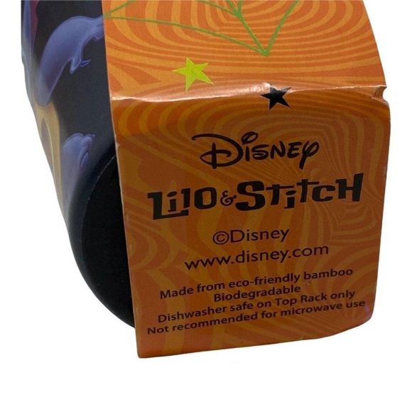 Disney Lilo & Stitch Bamboo Eco Friendly Set of 4 Halloween cups Candy Pumpkin - Picture 8 of 8
